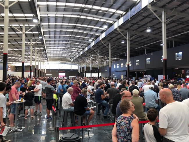 More than 2000 people turned out to see classic cars auctioned off at Gosford Classic Car Museum.