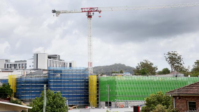 Stairway to revenue, the car park will rake in the cash from visitors and patients. (AAP Image/Sue Graham)