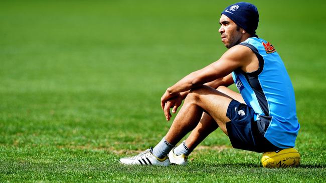 His decision to leave Carlton brought him to tears but Betts has elevated his game at Adelaide. Picture: Tim Carrafa.