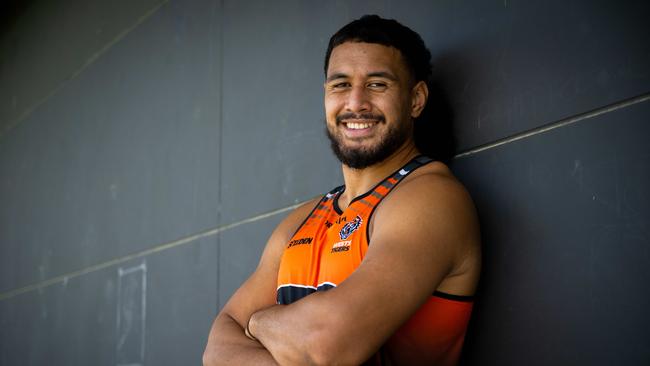 Kelma Tuilagi told the Wests Tigers “what’s done is done.” Picture: NCA NewsWire / James Gourley