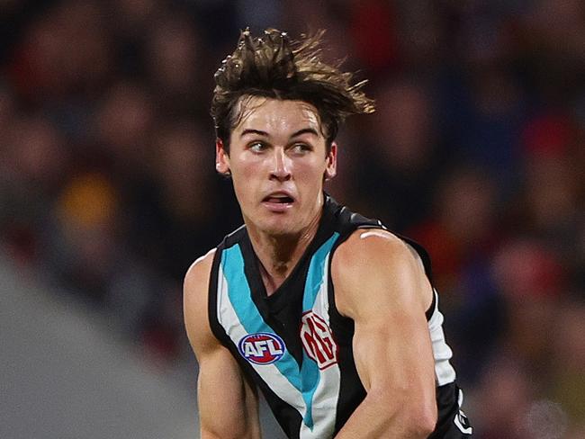 Connor Rozee has been named. (Photo by Sarah Reed/AFL Photos via Getty Images)