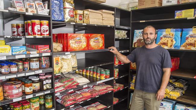 JNM Deli Cafe owner Joe Molluso at the Greystanes shop. Picture: Troy Snook