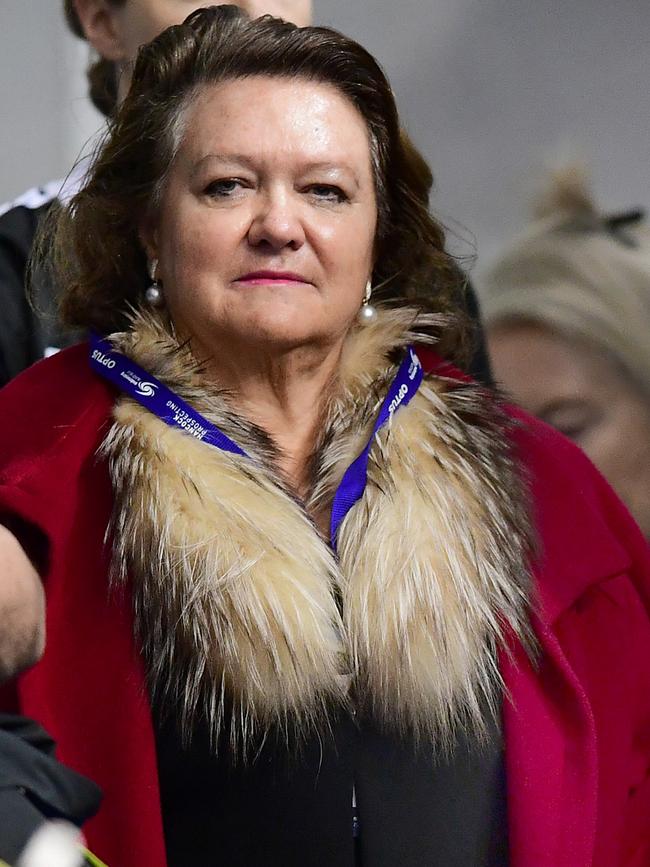 Gina Rinehart. Picture: Getty Images