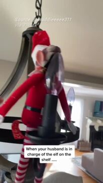 My Husband Did Elf On The Shelf And He