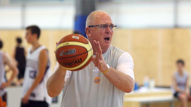 Brisbane Capitals QSL1 coach Bruce Palmer. Picture: CHRIS ISON