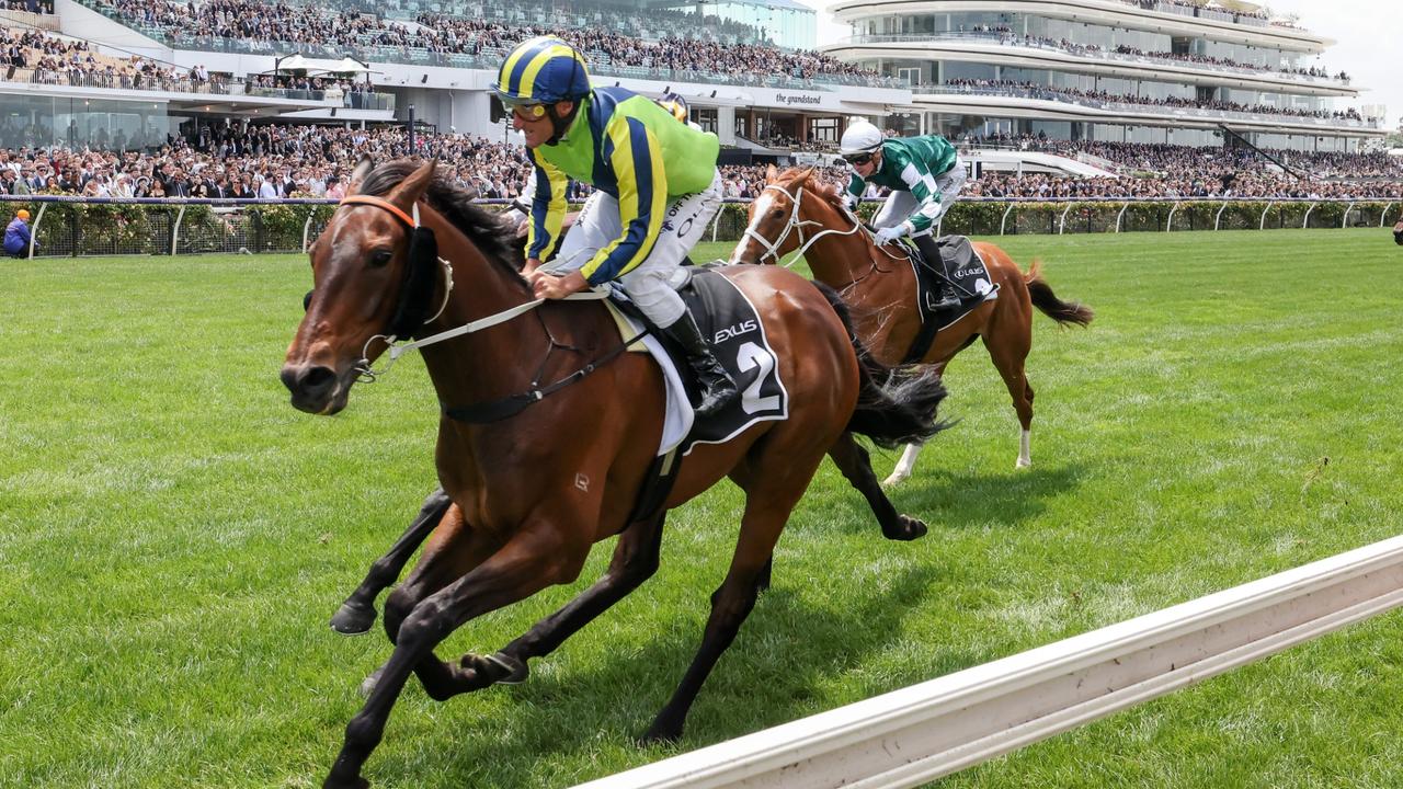 Kalapour winning the Archer Stakes at Flemington last spring. Picture: George Sal/Racing Photos via Getty Images