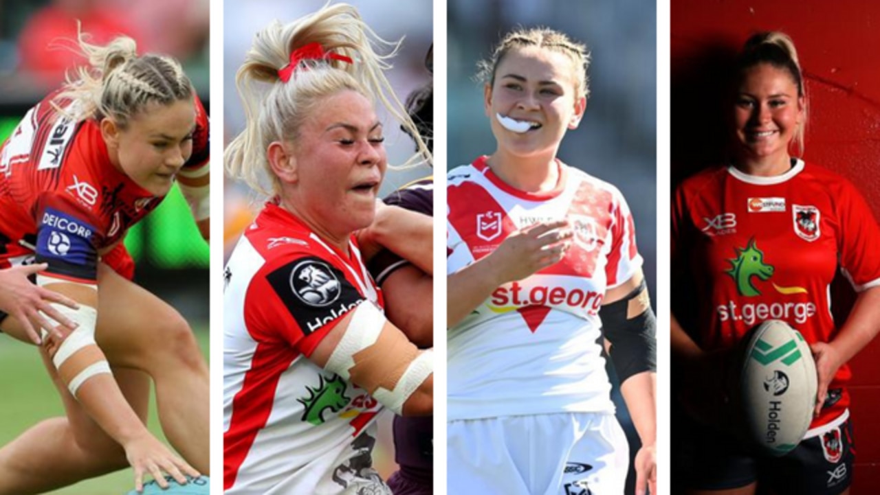 The many faces of NRLW pioneer Keeley Davis.