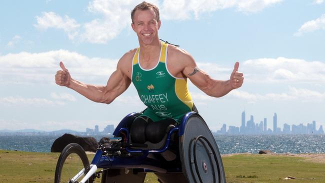 Australian Para-triathlete Bill Chaffey.