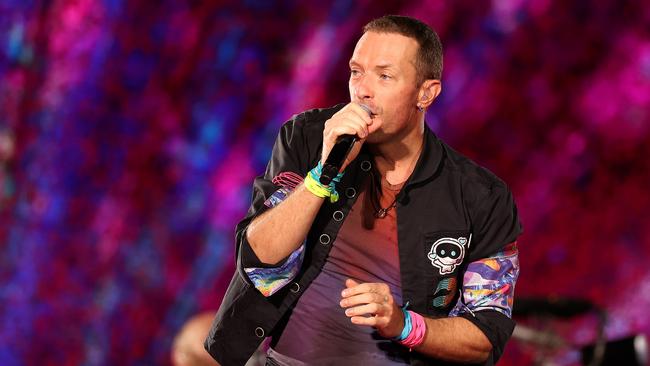 Chris Martin of Coldplay. Picture: Paul Kane/Getty Images