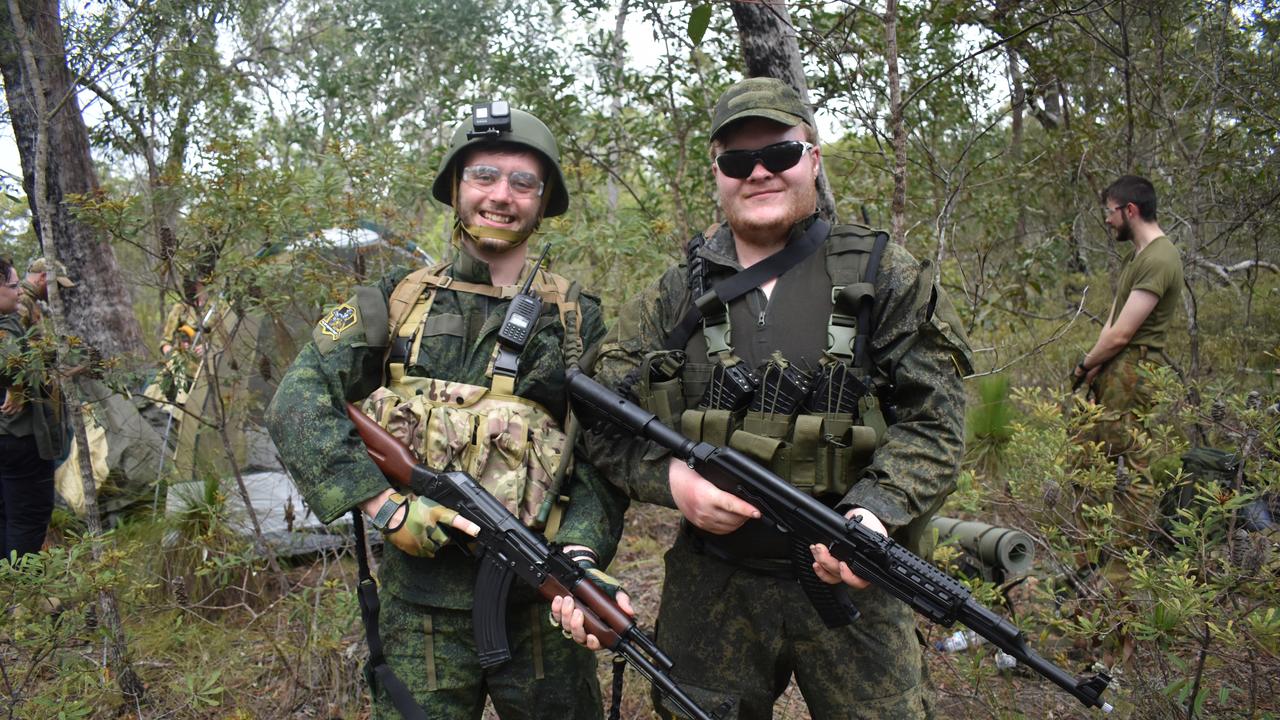 OPERATION TEMPEST: (L) Tom Rim from Melbourne and Brendan Bartarm from Canberra during Operation Tempest on the Fraser Coast. Photo: Stuart Fast