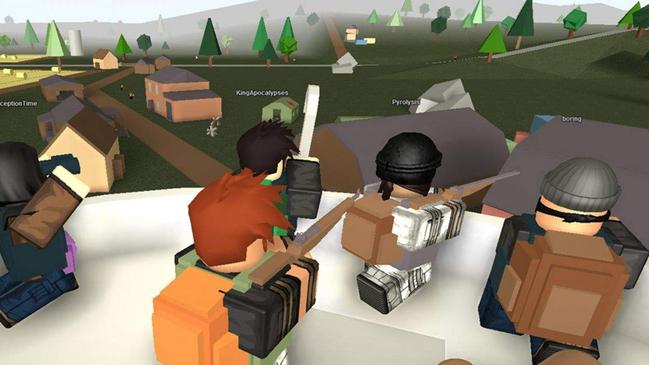 Generic video game stills from popular game Roblox. Picture: Supplied