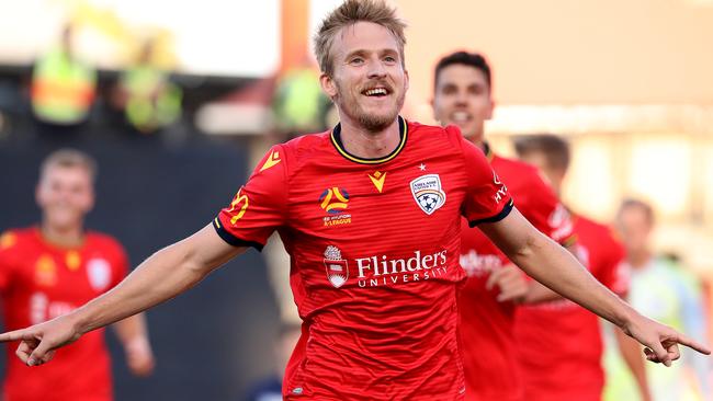 Adelaide’s Ben Halloran is off contract at the end of the season Picture: Getty Images
