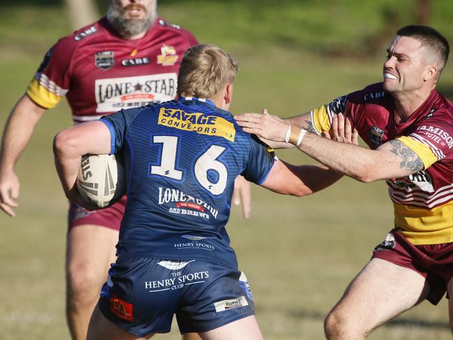 Liam Aarons finished the match in style for Brothers. Picture Warren Gannon Photography