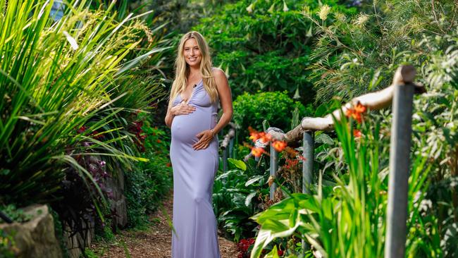 Renee Bargh hasn’t had an easy pregnancy. Picture: Justin Lloyd.