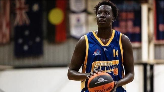 Akech Aliir has joined North Adelaide for NBL1 season 2023. Picture: Canberra Gunners