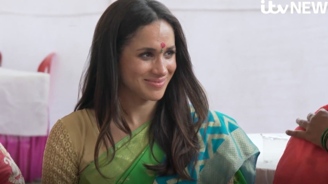 Meghan Markle in an unseen video from 2017 for World Vision. Picture: World Vision/ITV