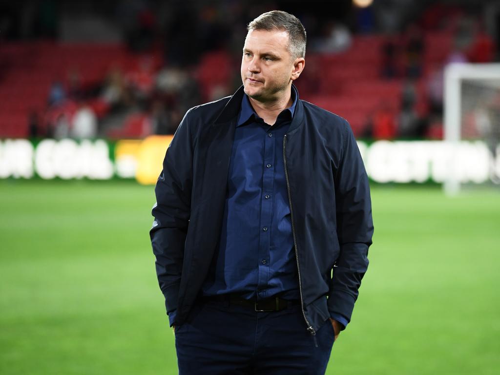 Warren Moon’s sacking sa Brisbane Roar coach has led to an uncertain future for goalkeeper Jordan Holmes. Picture: Mark Brake/Getty Images