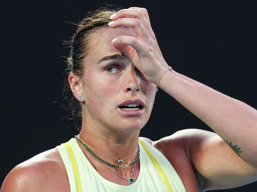 Aryna Sabalenka’s loss has shaken up the playing field. (Photo by DAVID GRAY / AFP)