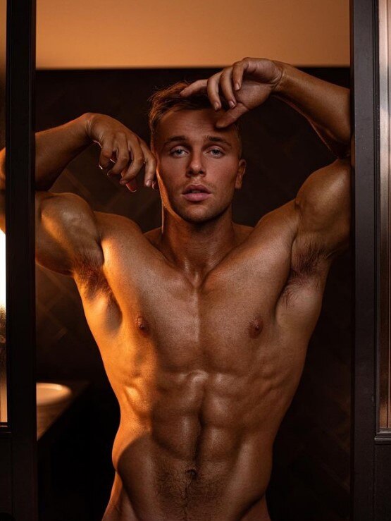 Victorian bodybuilder Reece Caldecourt. Image: Instagram.