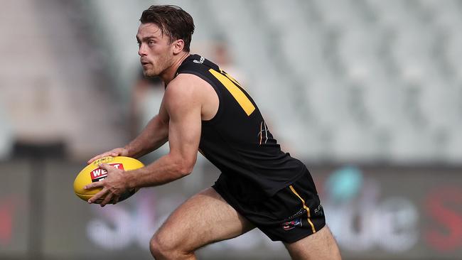 Luke Partington was brilliant in his debut season for Glenelg. Picture: Sarah Reed