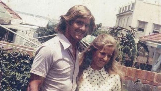 Chris Dawson and his first wife, Lynette Simms. Photo: Supplied.