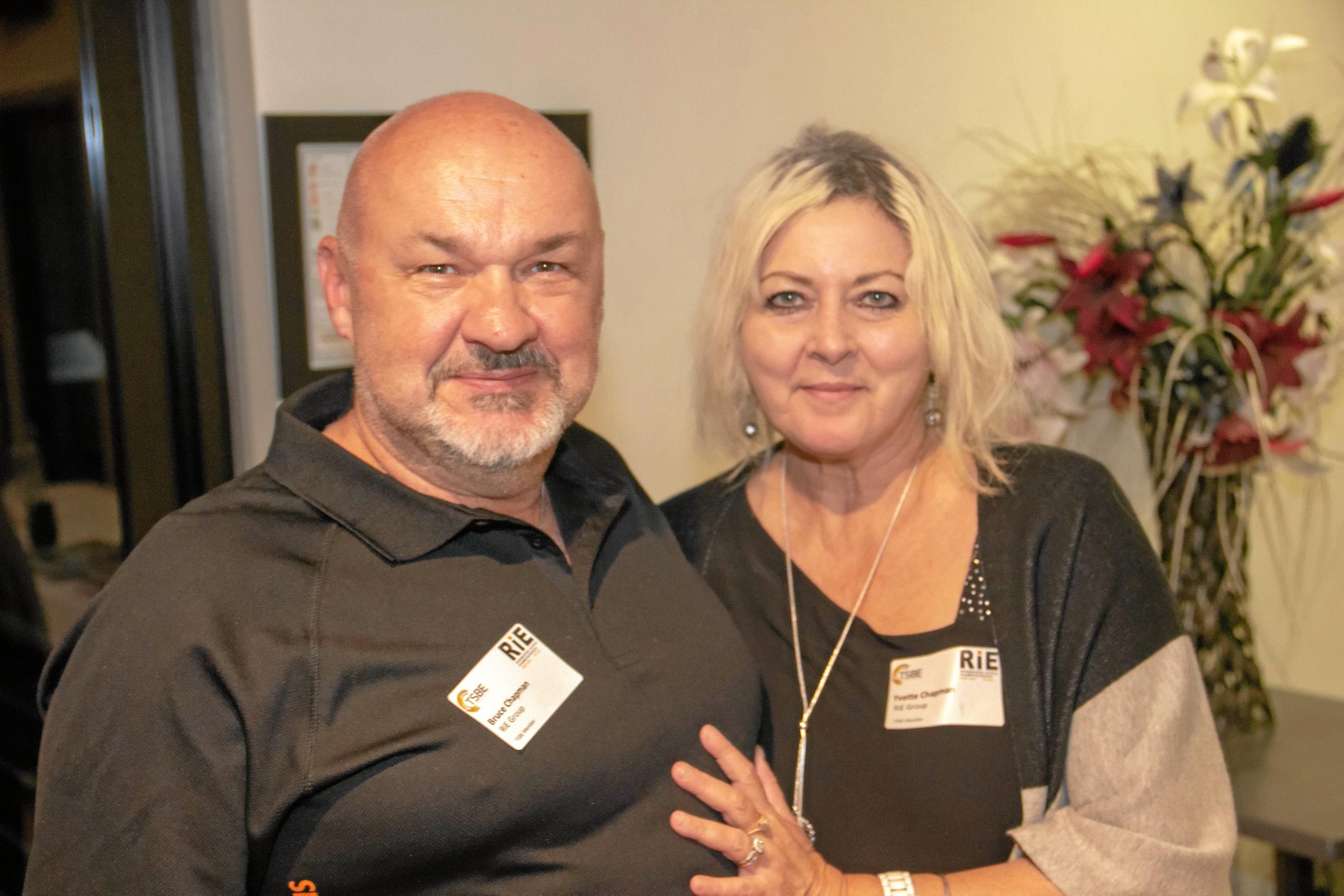 Bruce and Yvette Chapman at TSBE's October Enterprise Evening at the Dalby League's Club on October 11, 2018. Picture: Dominic Elsome