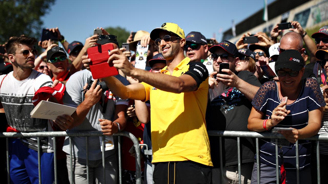 Fans are great for F1, but Daniel Ricciardo has urged they show more respect for drivers.