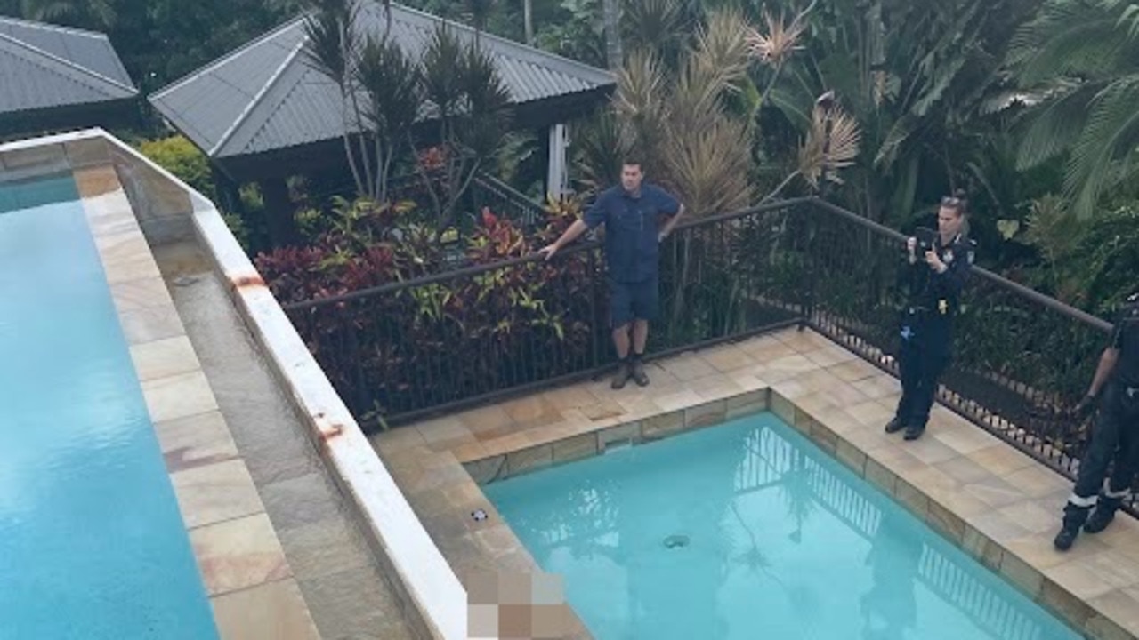 Whitsunday police on scene at Waters Edge Resort after someone fell from the edge of an infinity pool on May 30, 2024.