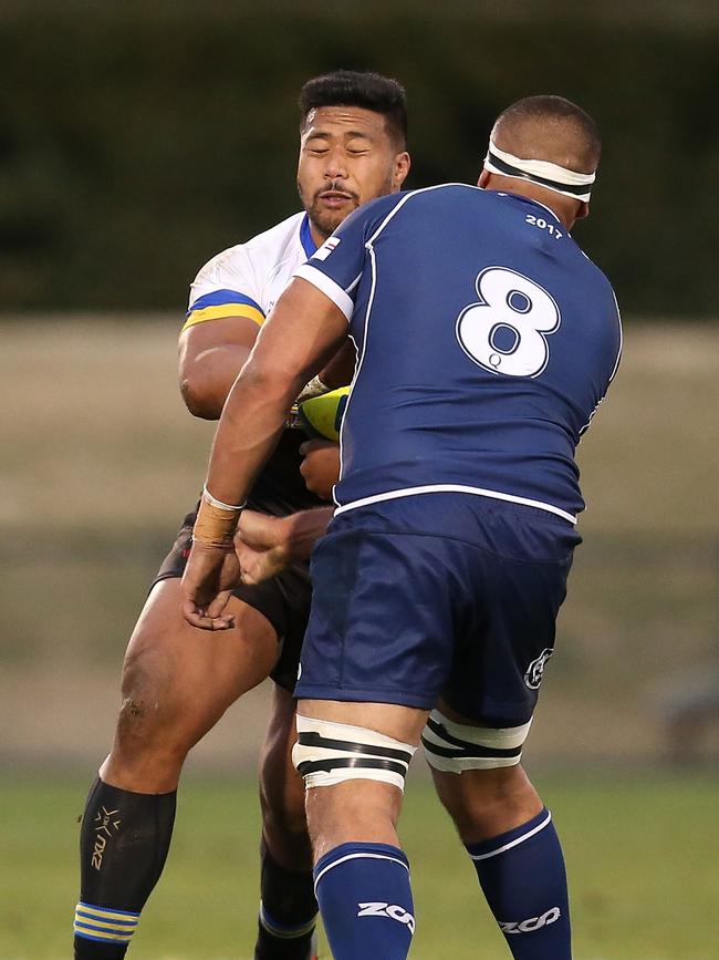 Folau Fainga'a (L) will come in for Polota-Nau. Picture: Getty