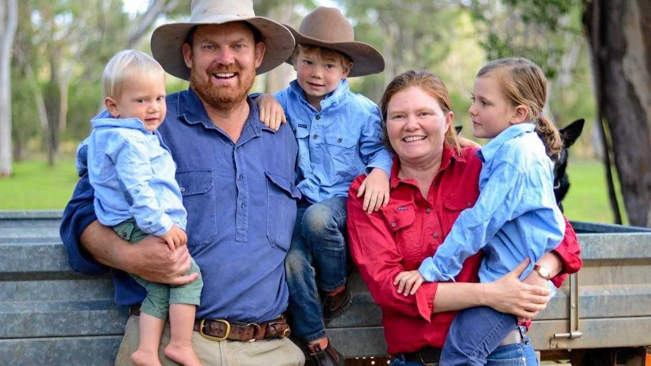 CHRISTMAS WISH LIST: The MacDonnell family, of Wallaroo, are in search of a governess or governor to teach their primary school children (from left) Knox, Justin, Struan, Pauline and Isla. Picture: Contributed