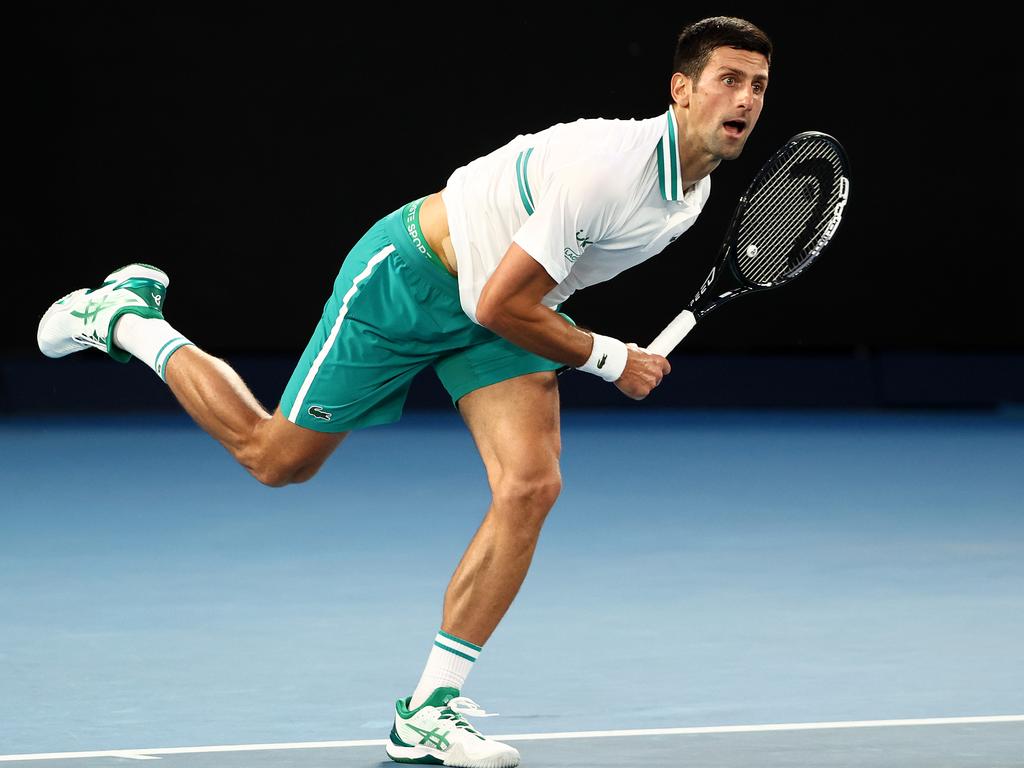 Novak was in rare form.