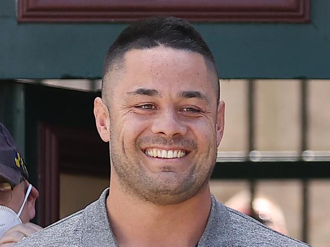 CANBERRA, AUSTRALIA NewsWire Photos FEBRUARY 15, 2022:Disgraced former NRL star Jarryd Hayne has walked out of Cooma Correctional facility a free man, after his sexual assault convictions were overturned.Picture: NCA NewsWire / Gary RamagePicture: NCA NewsWire / Gary Ramage