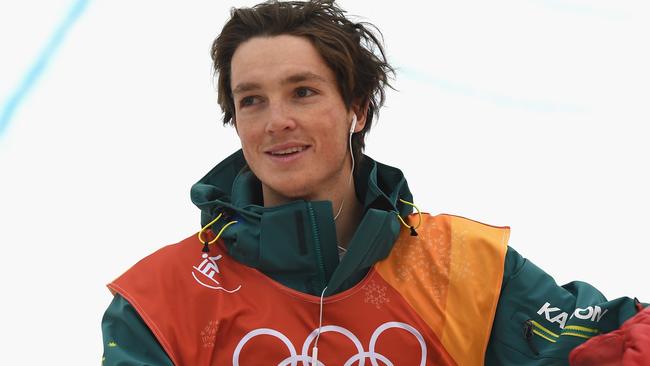 PYEONGCHANG-GUN, SOUTH KOREA - FEBRUARY 14:  Bronze medalist Scotty James of Australia celebrates during the Snowboard Men's Halfpipe Final on day five of the PyeongChang 2018 Winter Olympics at Phoenix Snow Park on February 14, 2018 in Pyeongchang-gun, South Korea.  (Photo by David Ramos/Getty Images)