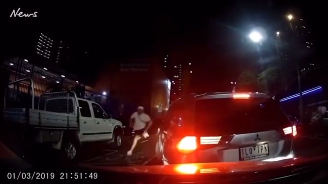 Dash cam footage from Kensington shooting