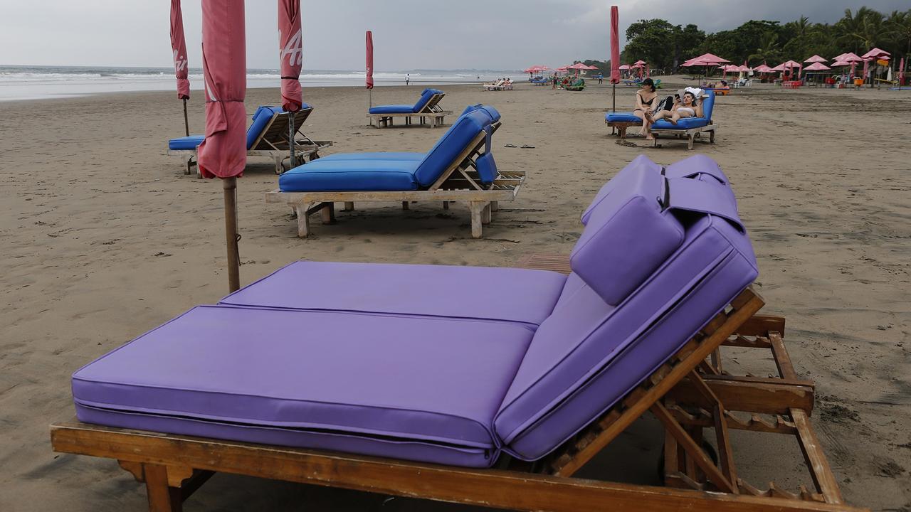 Resort beds across the island remain empty. Picture: AP Photo/Firdia Lisnawati