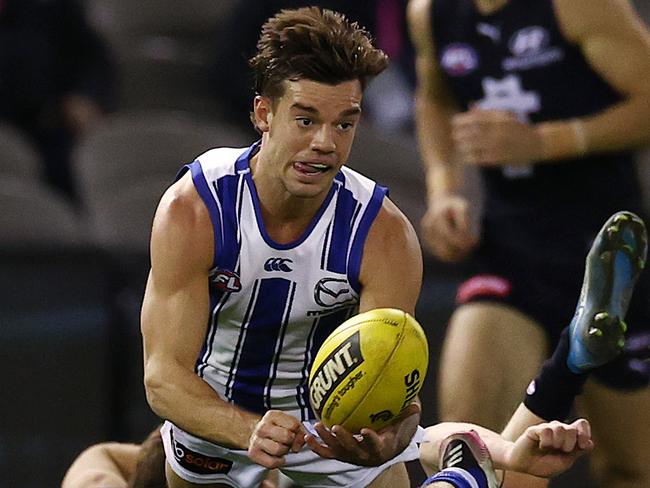 Simpkin was the Roos’ best and fairest winner in 2021. Picture: Michael Klein