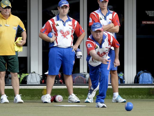 Graeme Maier, from Ettalong versus Avoca Beach, Grade One pennant final, at Ettalong Bowling Club.