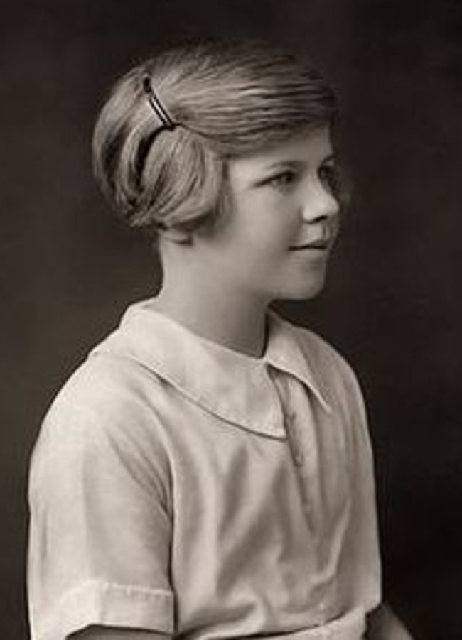 Venetia Burney, 11, named Pluto, in 1930.