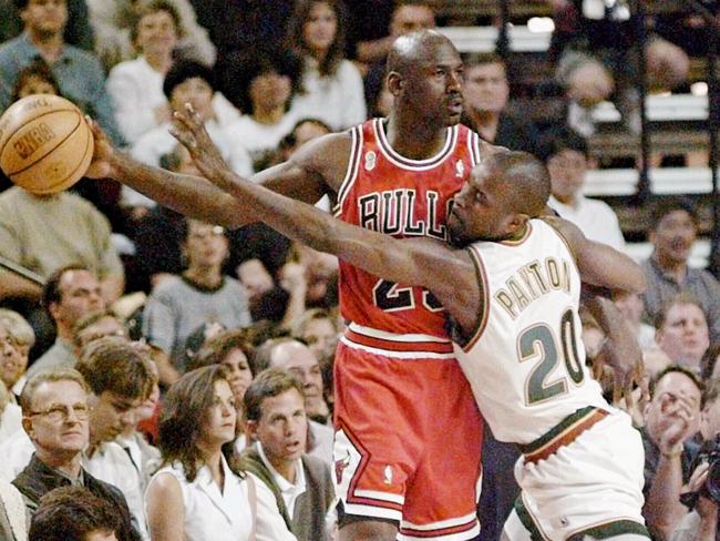 The GOAT and the Glove had epic battles in the NBA Finals.