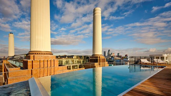 There’s a fabulous art’otel at Battersea Power Station, which you can access by tube or ferry. Picture: Supplied.