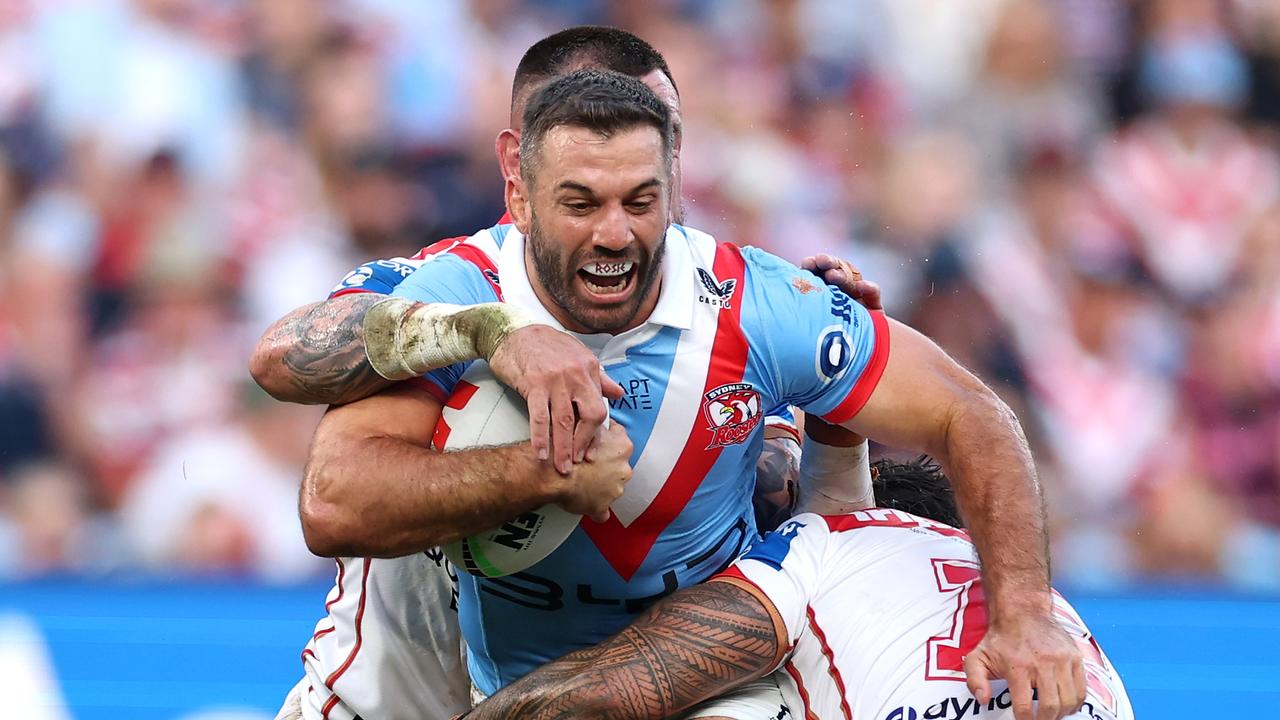 James Tedesco’s sole focus has been on the Roosters, with the former Blues skipper not expecting to be picked for the Origin opener. Picture: Cameron Spencer/Getty Images
