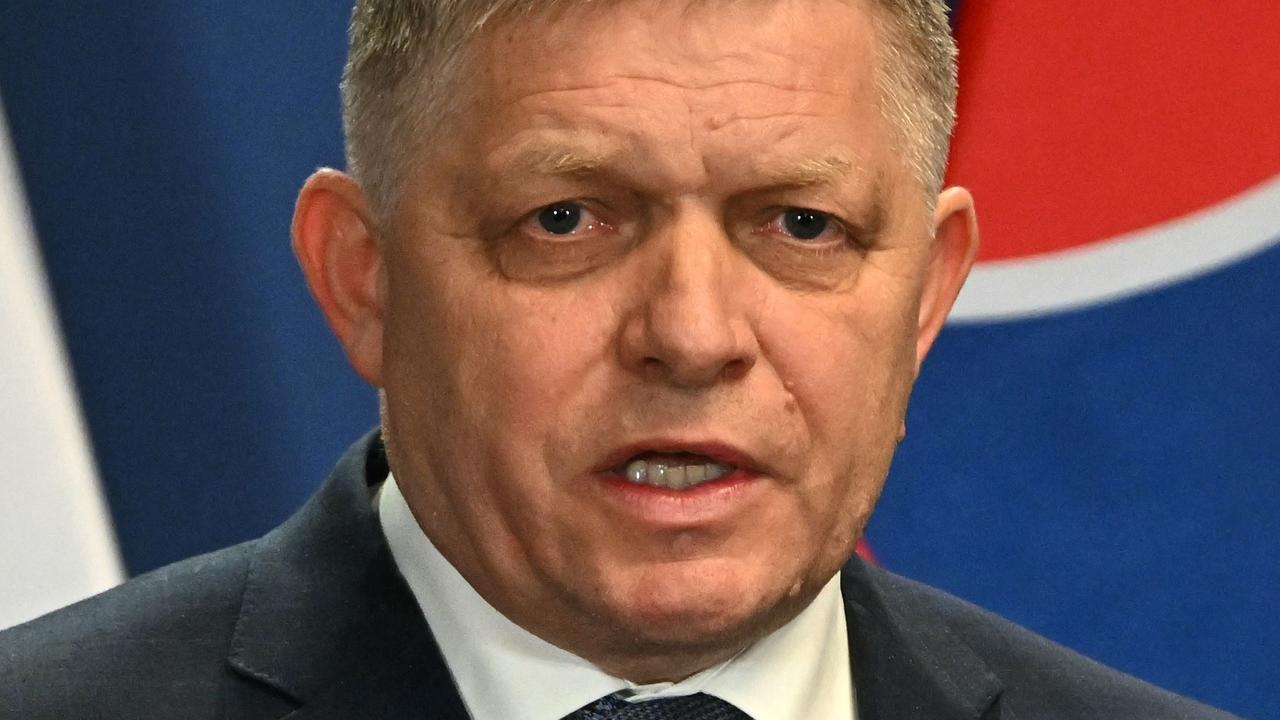 Slovak Prime Minister Robert Fico was on May 15, 2024 shot and hospitalised after a cabinet meeting in the central town of Handlova, local media said. (Photo by ATTILA KISBENEDEK / AFP)