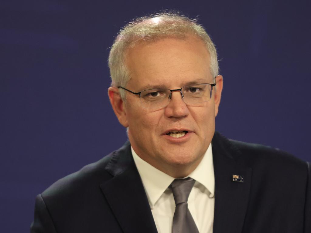 Prime Minister Scott Morrison will extend an apprentice hiring scheme beyond it’s original size. Picture: Mark Evans/Getty Images