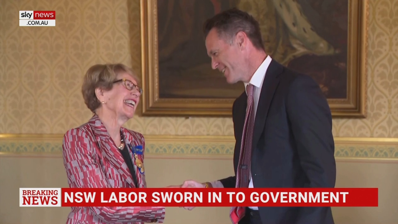 Huge moment for the state of NSW: Chris Minns sworn in as 47th NSW Premier
