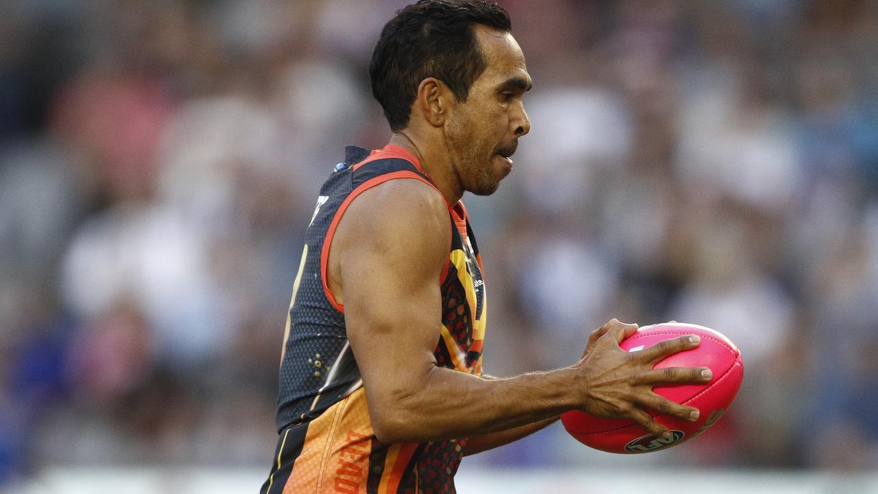 Eddie Betts captained Team Deadly in the AFLX tournament. Photo: Daniel Pockett/AAP Image. 