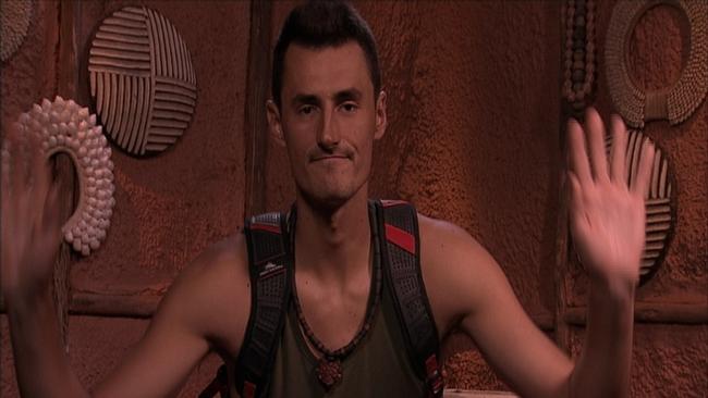 Bernard Tomic leaving the jungle on I'm A Celebrity ... Get Me Out Of Here!