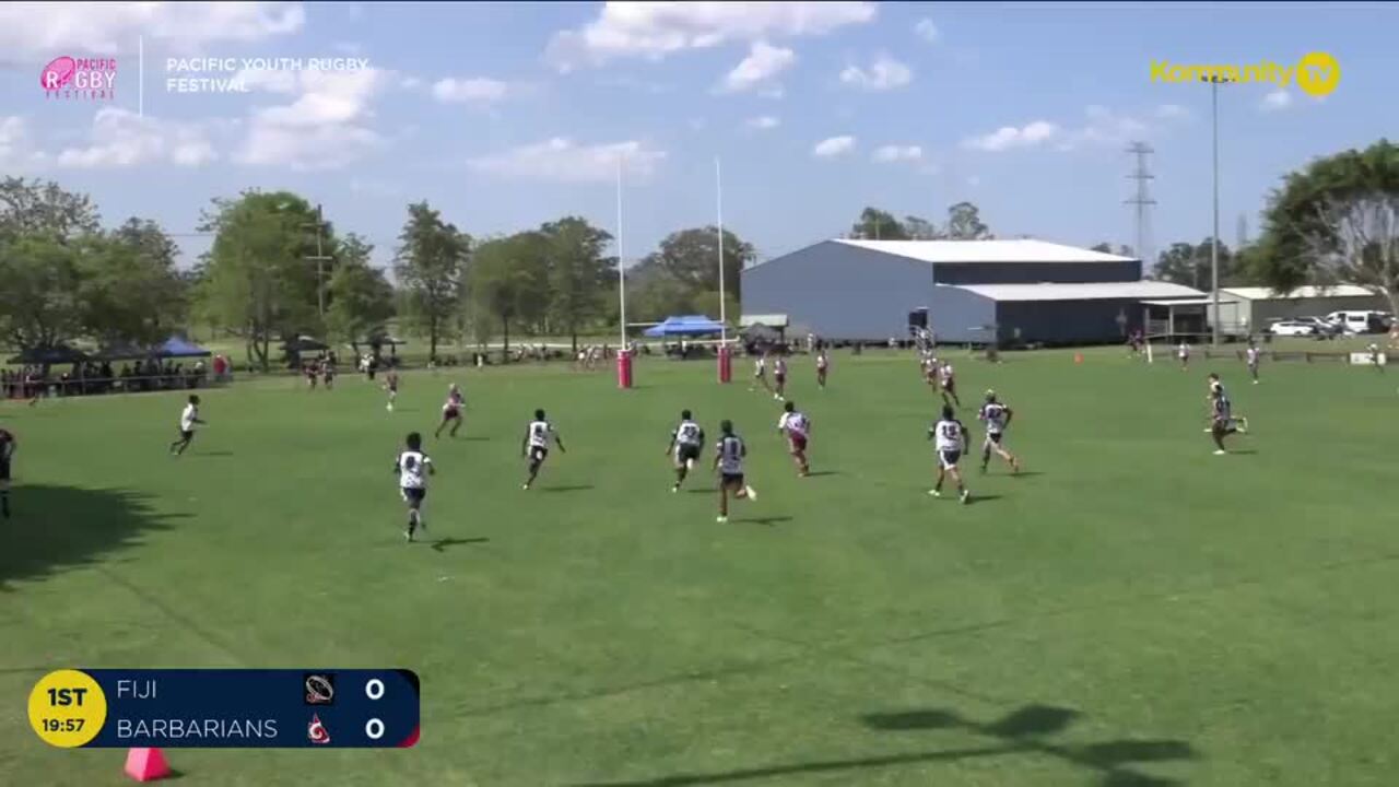 Replay: Queensland Fiji v Queensland Barbarians (U16 girls) - 2024 Pacific Youth Rugby Festival Day 2