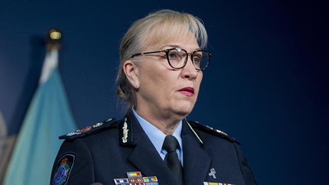 Queensland police commissioner, Katarina Carroll. Picture: Jerad Williams