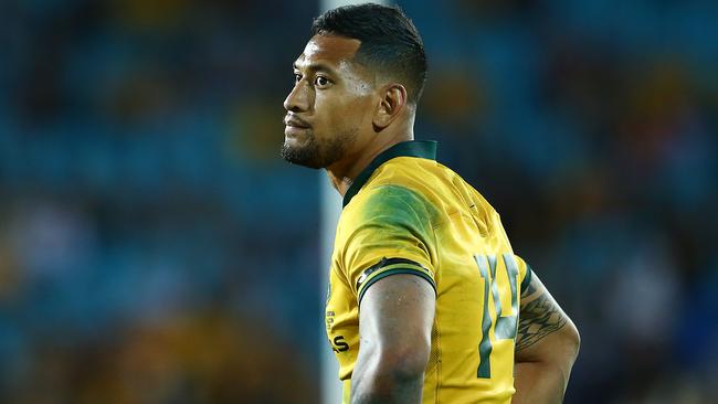 Israel Folau has refused to apologise for his social media post. Picture: Getty Images