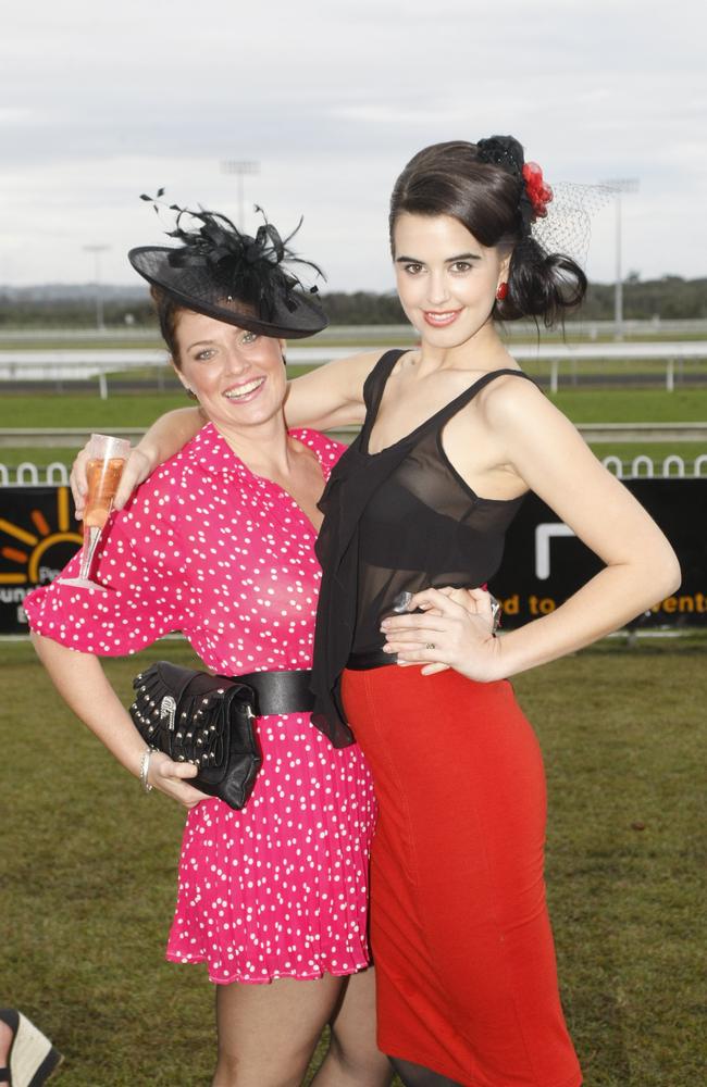 Jenna Pavli and Natalie Laing in 2012. Picture: Nicolas Brander